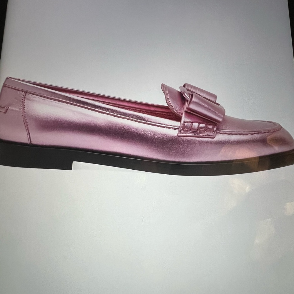 Ferragamo Vivaldo Pink Loafer 9C NWT